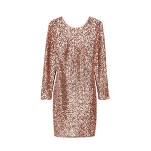 H&M | Rose Gold Sequin Party Dress